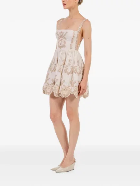 Gėlėta mini suknelė Agua By Agua Bendita