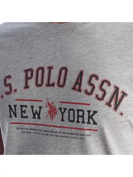 Tricou polo U.s. Polo Assn. gri
