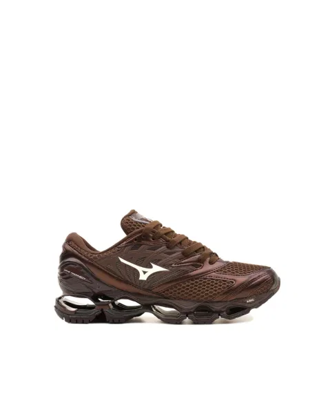 Sneakersy Mizuno skórzane brązowe