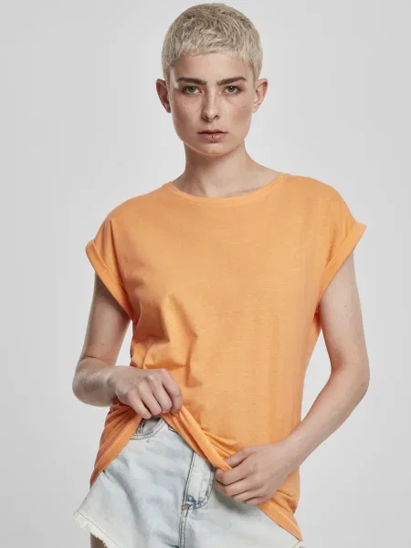 Urban Classics Tricou caisă portocaliu