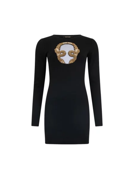 Sukienka mini Roberto Cavalli czarna