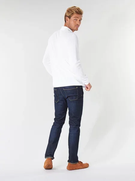 Tricou polo Lacoste clasic alb