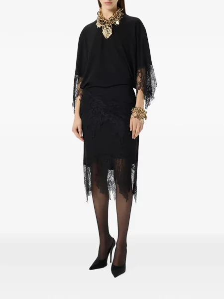 Rochie midi Blumarine din jerseu negru