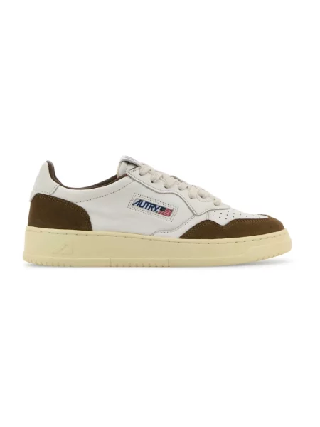 Sneakersy Autry skórzane białe