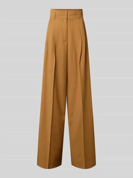 Spodnie garniturowe z szerokimi nogawkami z czystej żywej wełny model SERIO' Max Mara Studio