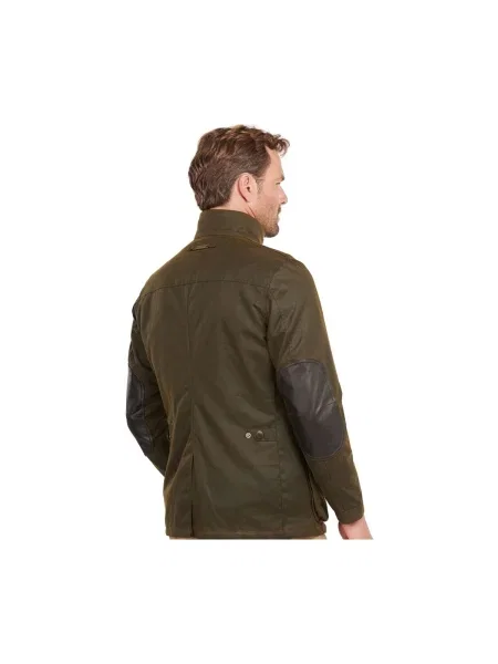 Îmbracaminte Barbour Ogston Waxed Cotton Jacket Olive verde