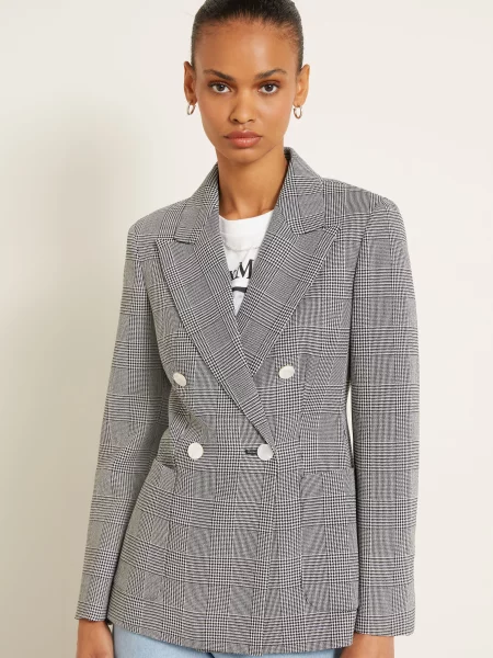 Max Mara Sako Accordo tmavě modrá / světle šedá