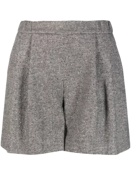 Вълнени плисирани шорти Fabiana Filippi