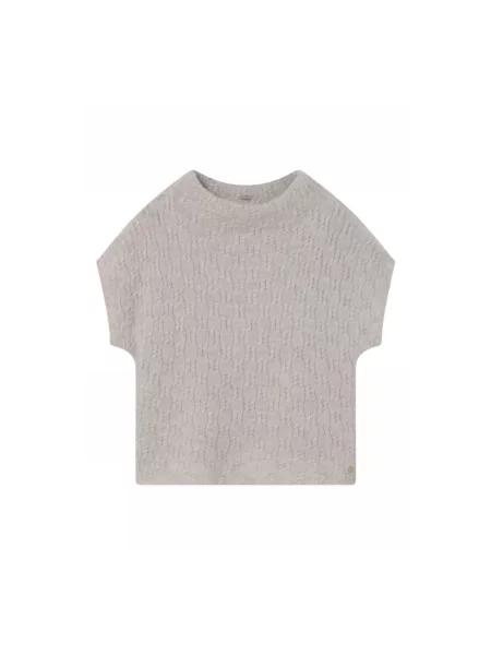Dzianinowy sweter Gustav szary