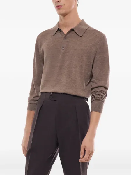 Tricou Fursac de lână maro