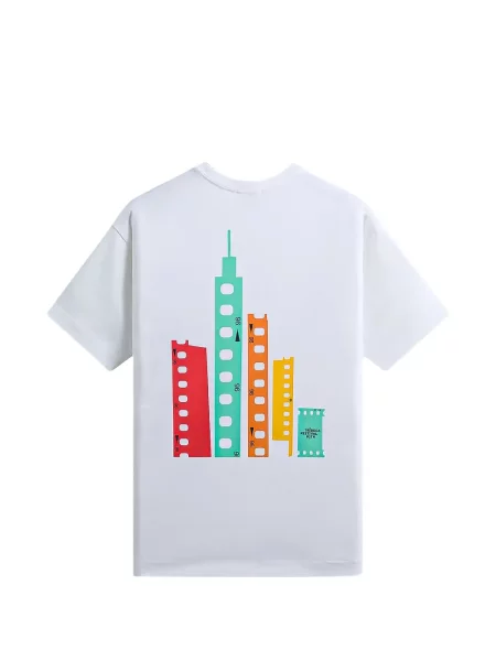 Tricou Kith cu imagine alb