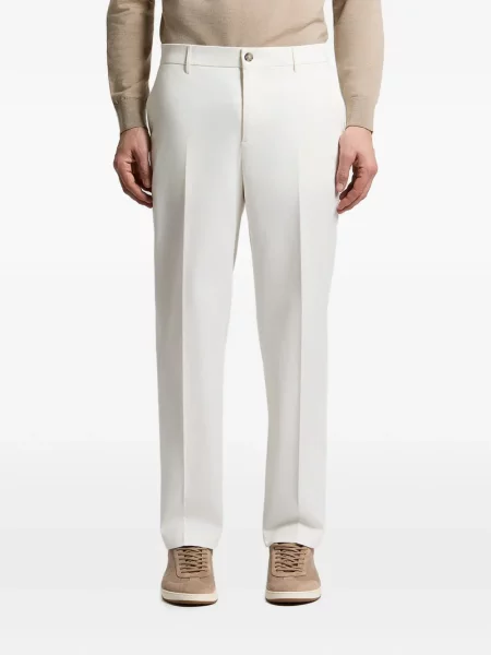 Pantaloni chino Peserico alb