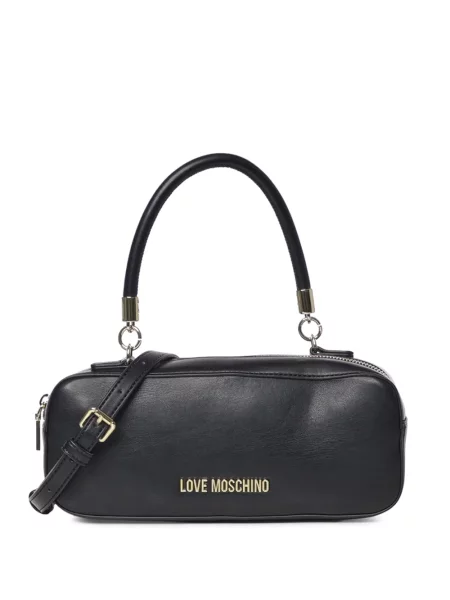 Rankinė Love Moschino su autografu juoda