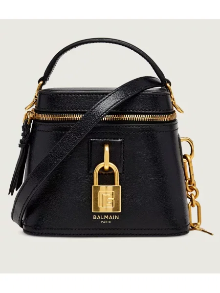 Rucsac Balmain din piele negru