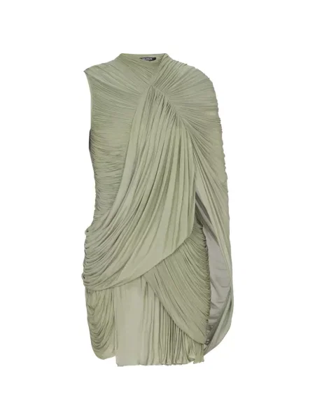 Rochie Balmain drapată verde
