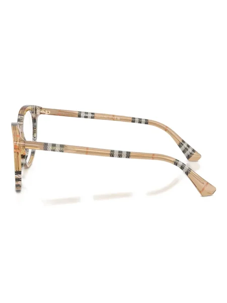 Ochelari de soare rotunzi Burberry Eyewear în carouri