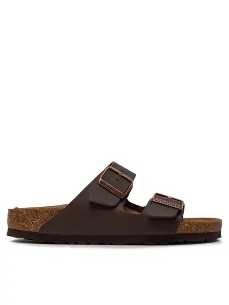 BIRKENSTOCK Nizki natikači Arizona temno rjava