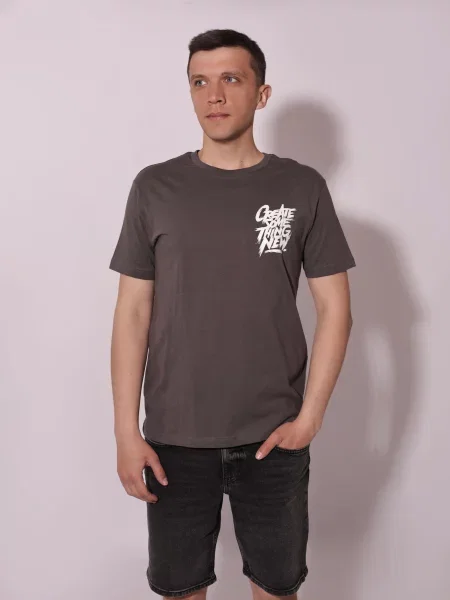 Футболка LUMO віскоза/поліестер сірий