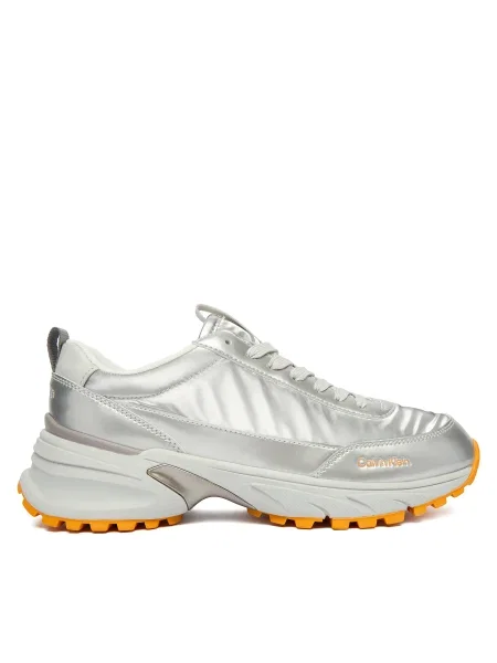 Sneakers Calvin Klein Hike Runner Lace Up Pearl Ny argintiu