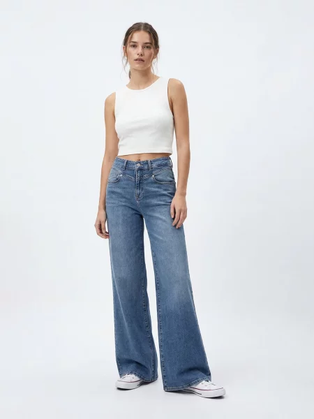 Топ LTB Jeans поліамід/еластан білий