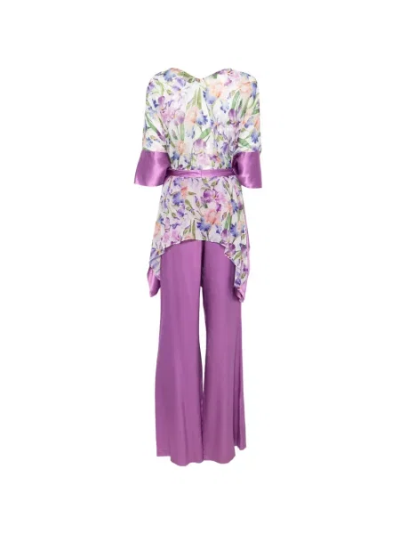 Bluză Alessandro Legora cu model floral cu imagine violet