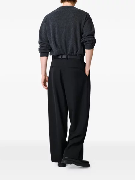 Pantaloni Studio Nicholson plisate negru