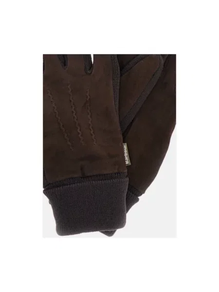 Barbour rękawiczki brązowy