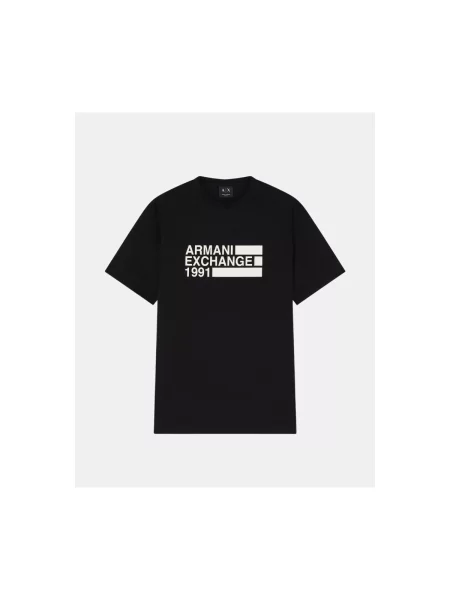 Tricou Eax albastru