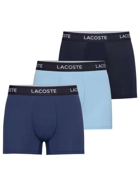 LACOSTE Boxeri bleumarin / safir / albastru deschis alb