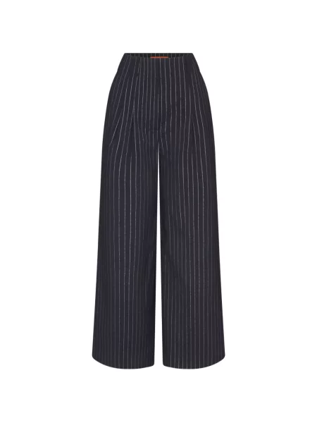 Pantaloni Simon Miller cu dungi albastru