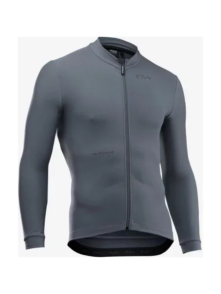 Koszulka rowerowa Northwave Extreme Thermal z długim rękawem ciemnoszary L szara
