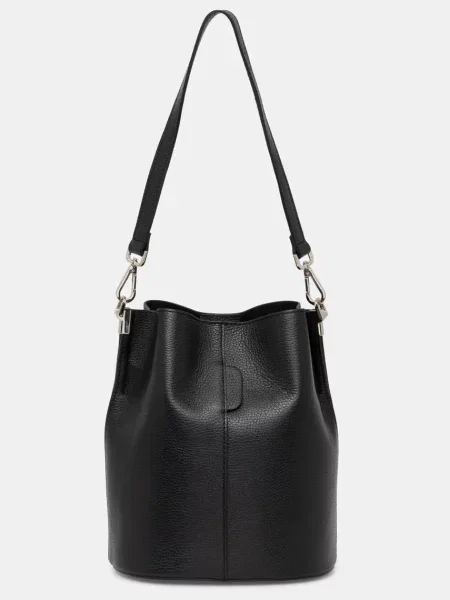 Кожена чанта Answear Lab черно