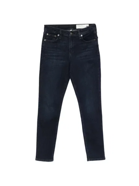 Pantaloni Rag & Bone cu 5 buzunare albastru