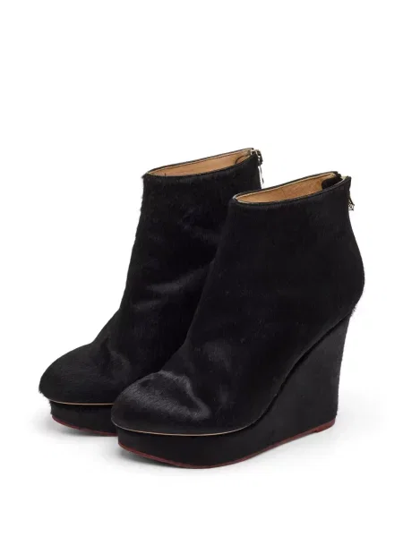 Cizme scurte Charlotte Olympia negru