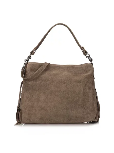 Toscanio Сумка Замша/шкіра бежевий