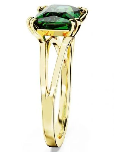 Swarovski inel MATRIX verde