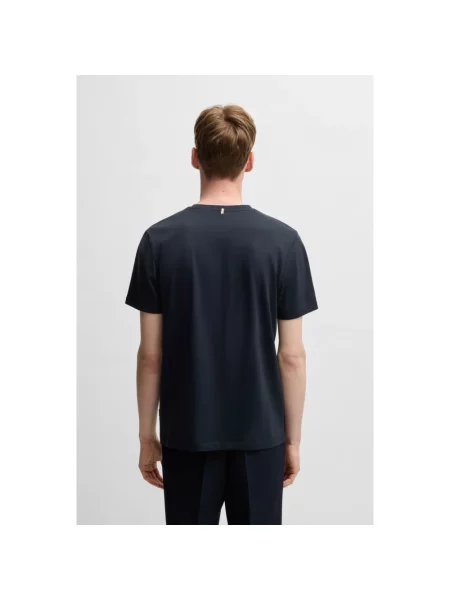 BOSS t-shirt granatowy niebieska