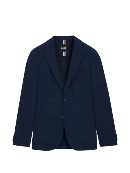 Costum Boss în carouri albastru