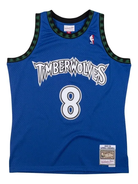 Tricou Mitchell & Ness din jerseu albastru