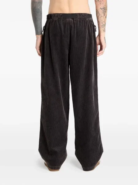 Τρέξιμο fleece μπλούζα Adidas με λαιμόκοψη v μαύρο