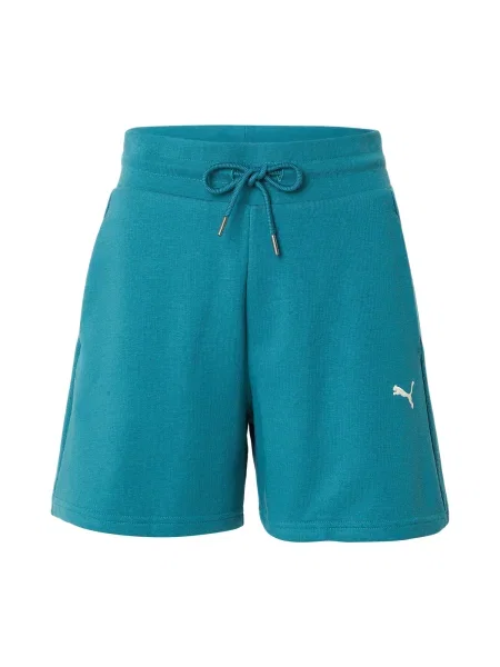 PUMA Pantaloni sport Class verde petrol alb