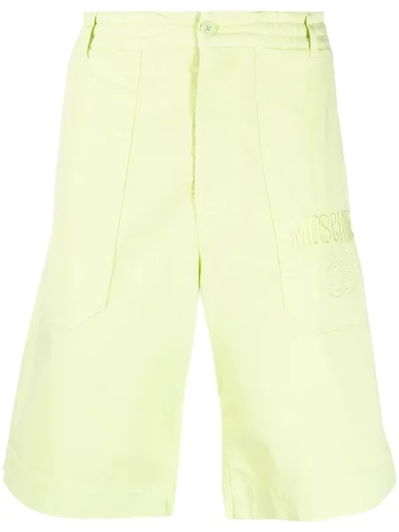 Pantaloni scurți Moschino cu broderie