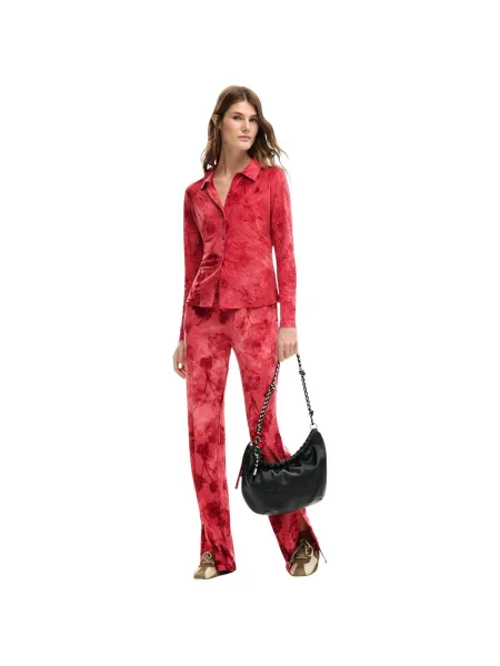 Geanta crossbody Desigual cu autograf negru