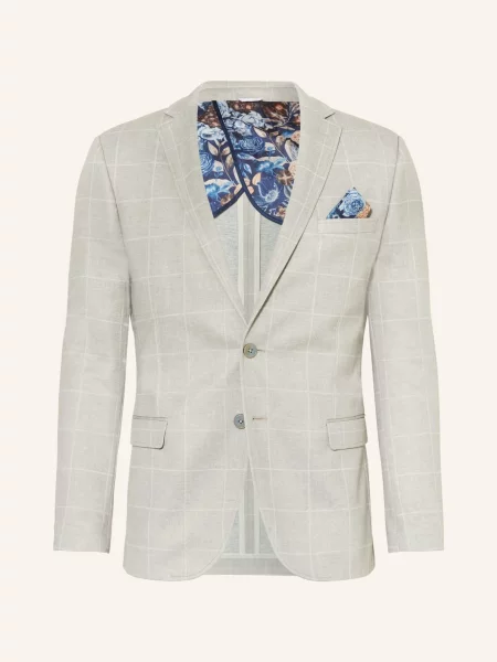 Paul Oblekové Sako Extra Slim Fit Z Žerzeje sand