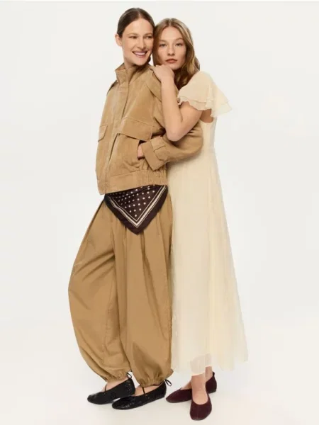 Плетеные балетки Reserved черные