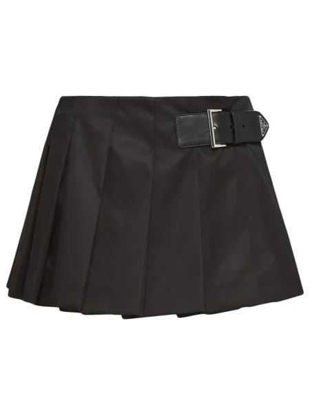 Fusta plisata Prada plisată negru