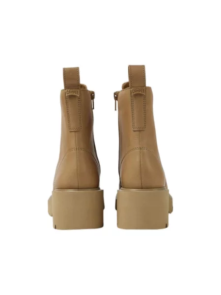 Botine Camper cu șireturi bej