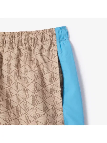 Kąpielówki Lacoste brązowe