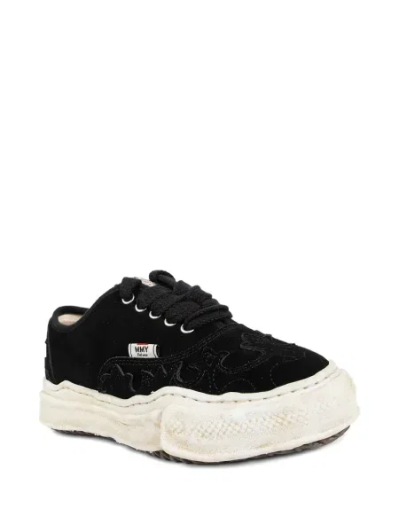 Sneakerși Maison Mihara Yasuhiro din piele de căprioară negru