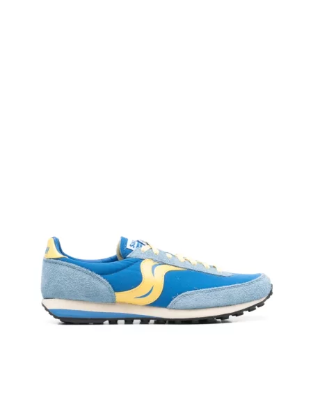 Sneakersy Saucony zamszowe niebieskie